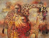 Gemälden: Afrika, 100x130 cm