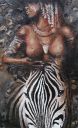 Gemälden: Verkauft, African Dream, Öl auf Leinwand, 80 x 130 cm